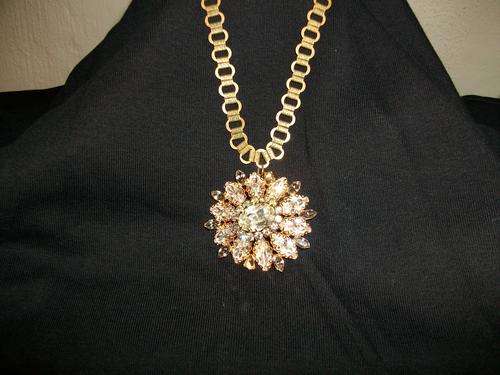 Pretty pendant  can be Austrian crystals