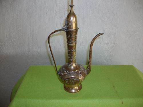 Brass tea pot ornament