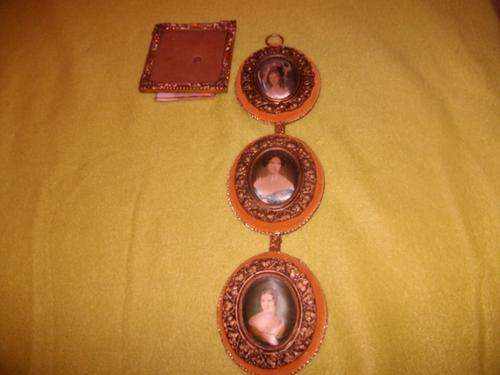 Nice small silk picture and small brass frame...??
