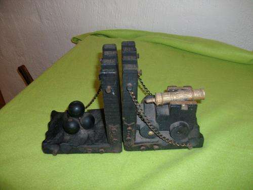 Lovely pair of wooden bookends