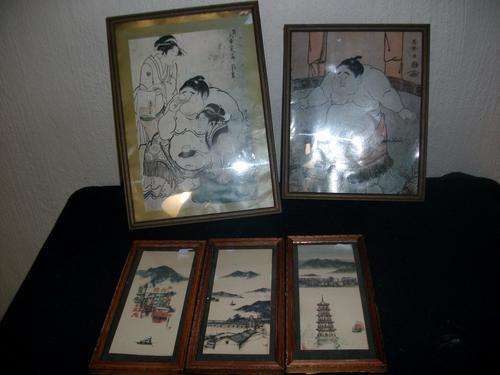 collection of Chinese style prints ,some need attention
