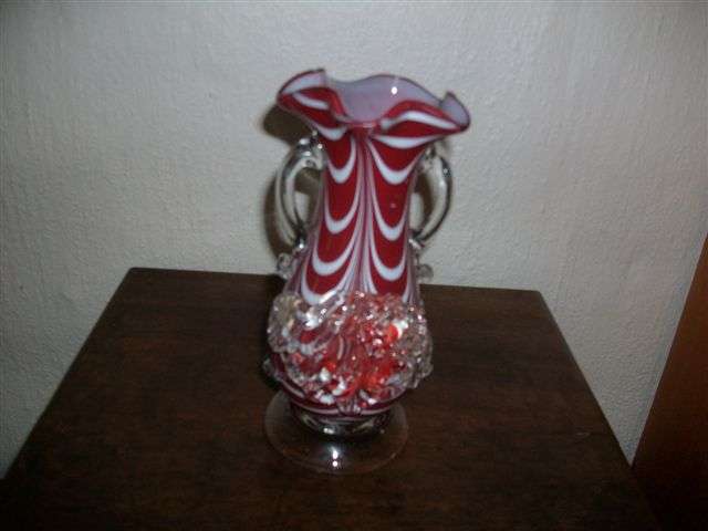 Beautiful venison glass vase