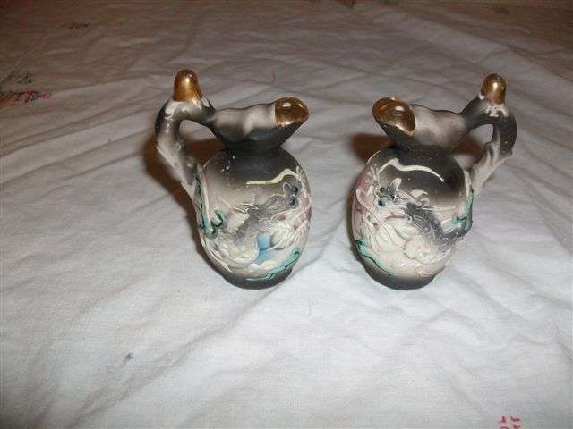 Japanese style salt and peppers sets