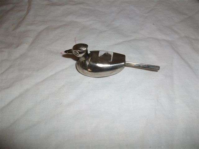 Small and cute duck mustard pot with spoon