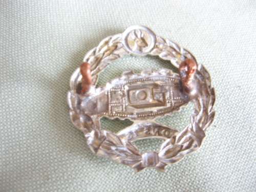 SA Tank Corps WWII cap badge