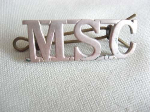 Transvaal medical Staff corps WM shoulder title