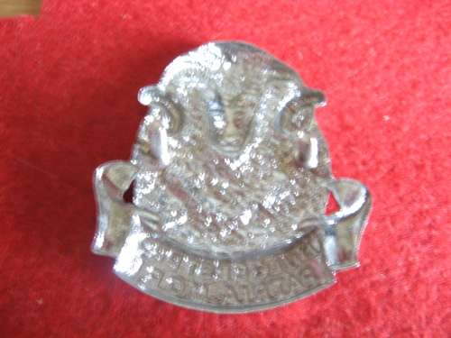 Regt Groot Karoo chrome Beret badge