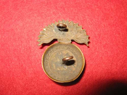 Northumberland Fusiliers cap badge