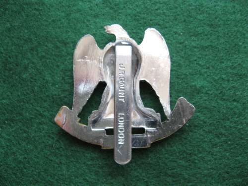 Royal Scots Greys anodised cap badge, JR Gaunt