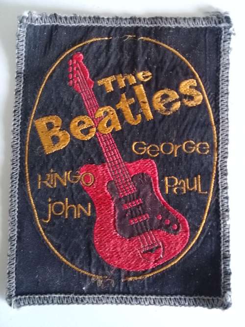 Beatles original sew on cloth badge