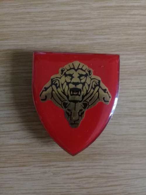 Pride of Lions Flash, pins intact