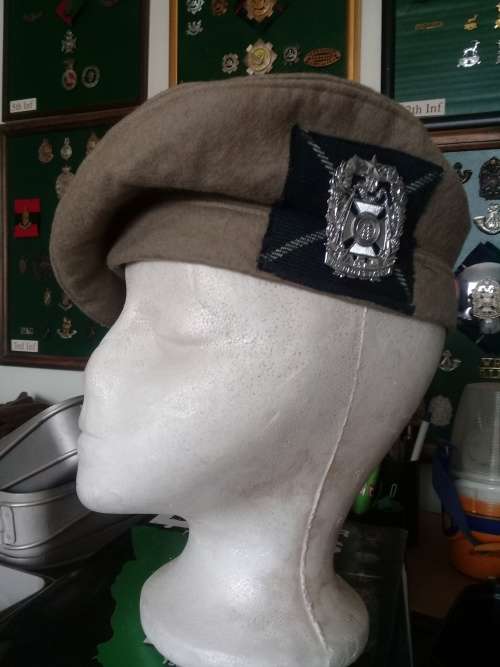 Wits Rifles Kilmarnock Bonnet, complete