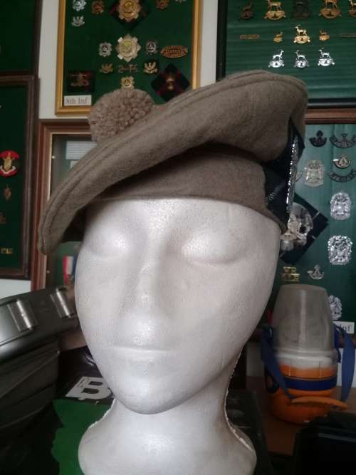 Wits Rifles Kilmarnock Bonnet, complete