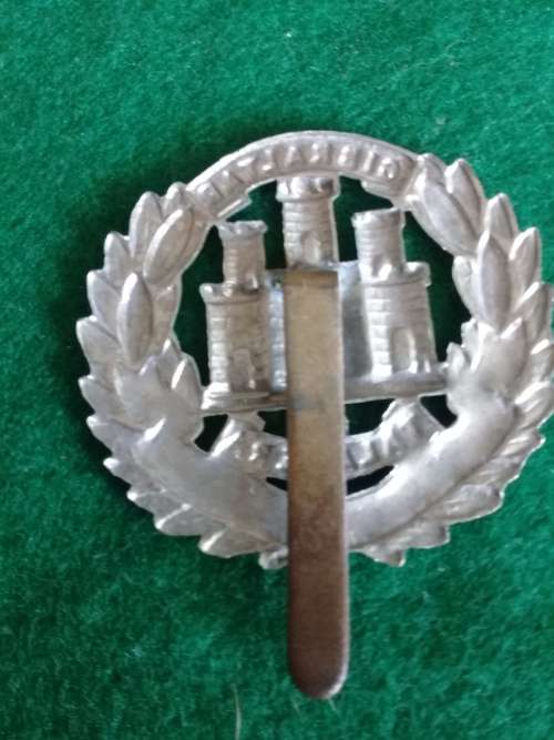 Northamptonshire Regiment BiM cap badge