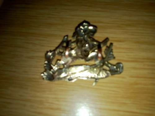 Rhodesian British South African Police helmet badge O3360