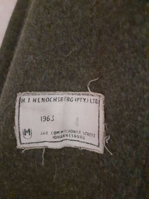 UDF Great Coat dated 1963