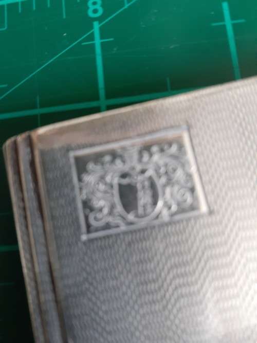 Silver Cigarette case Hallmarked, 100 grams