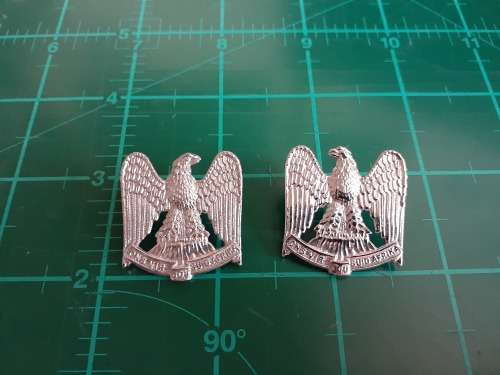 Regiment Louw Wepener chrome collars pair