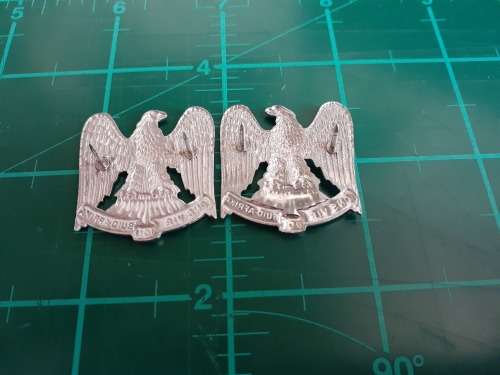 Regiment Louw Wepener chrome collars pair