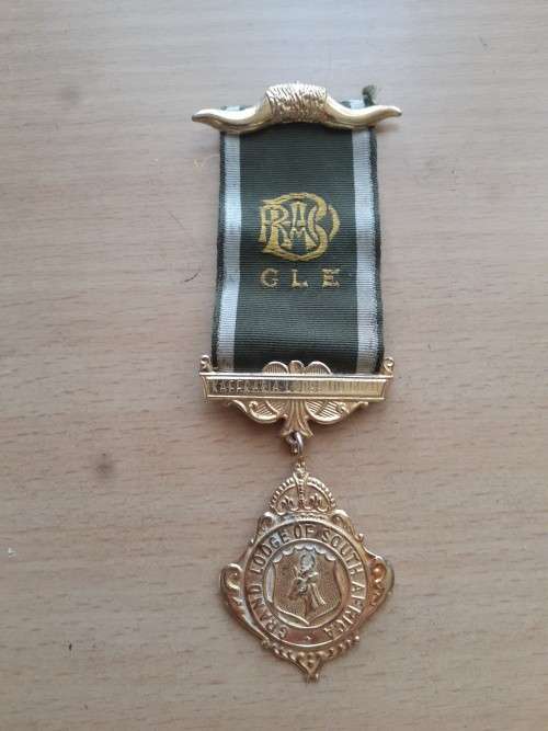 Masonic Medal, Kaffraria Lodge No 6670, Grand Lodge of SA