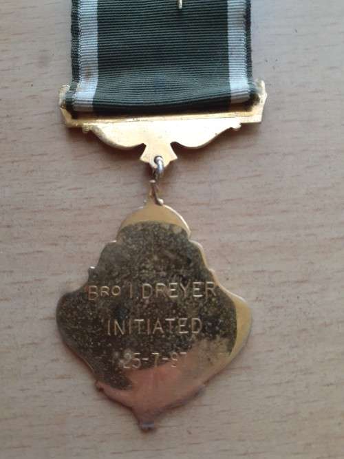 Masonic Medal, Kaffraria Lodge No 6670, Grand Lodge of SA