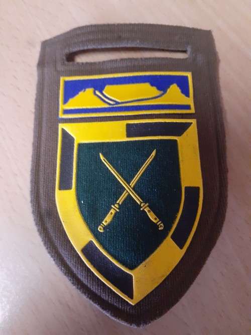 SADF Infantry School tupper with Western Cape command