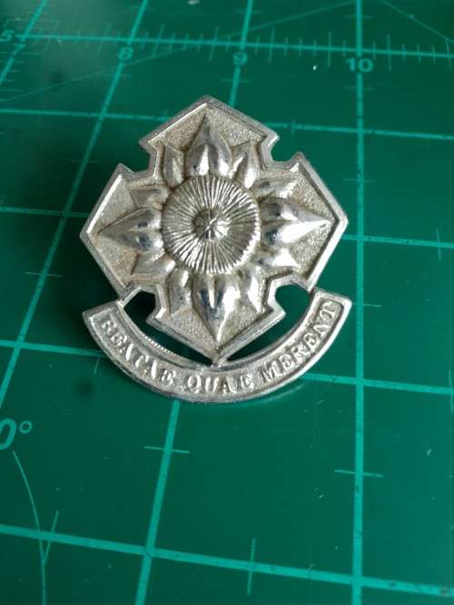SADF Women's College chrome cap badge