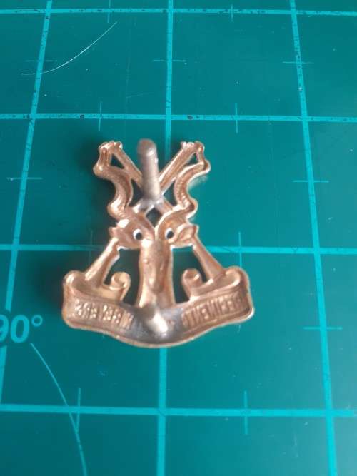 Regiment Christiaan Beyers brass beret badge