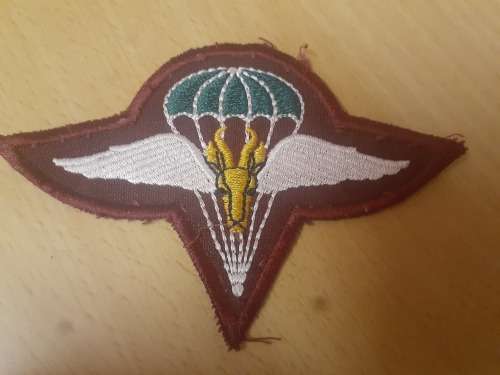1 Para Battalion cloth beret badge, Mot