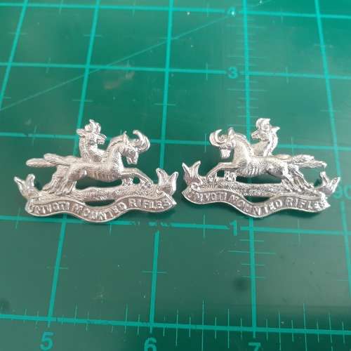 Umvoti Mounted Rifles chrome collars pair