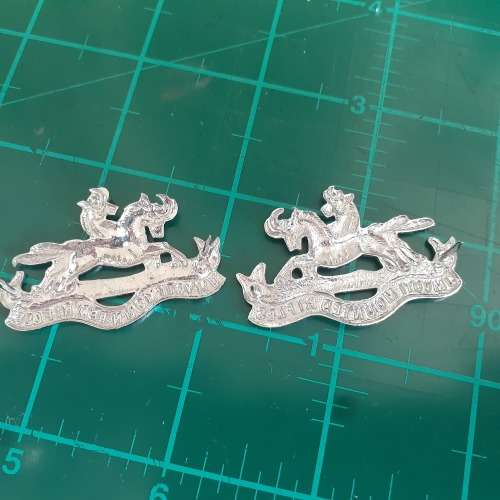 Umvoti Mounted Rifles chrome collars pair