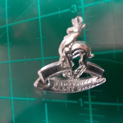 SADF Cadet Corps chrome small beret badge