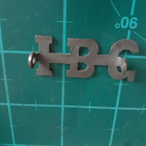WWI Indian Bearer Corps brass badge worn 1915 - 18