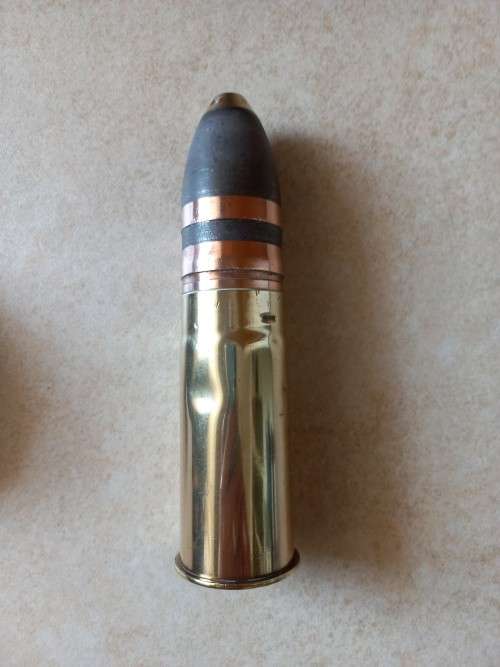 Maxim Nordenfeld Karlsruhe 38mm Pom Pom shell deactivated