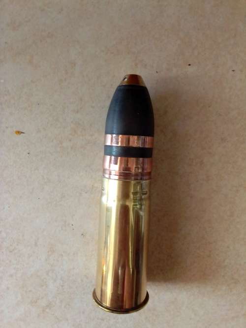 Maxim Nordenfeld Karlsruhe 38mm Pom Pom shell deactivated