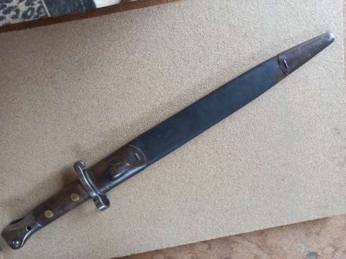 1888 Lee Metford Mk II Wilkinson Bayonet, 1901, Boer war and WWI