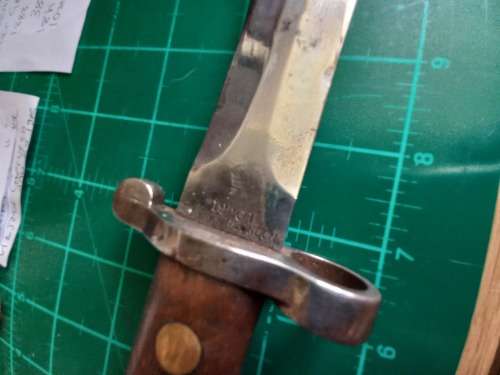 1888 Lee Metford Mk II Wilkinson Bayonet, 1901, Boer war and WWI