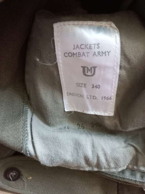 SADF Bunny Jacket, Khaki and smooth material, 34 chest