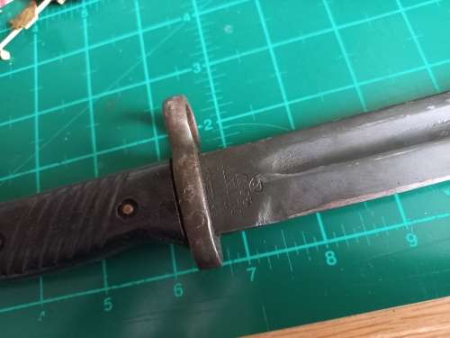 Israeli K98/M49 Mauser Bayonet