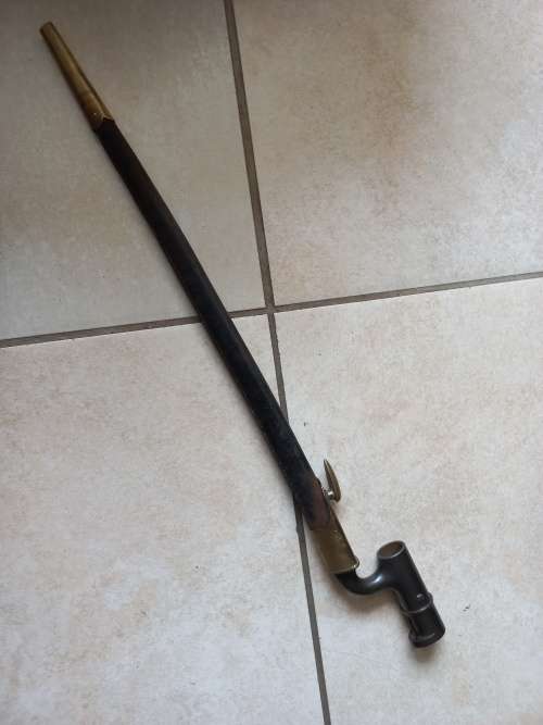 British T blade Musket socket bayonet
