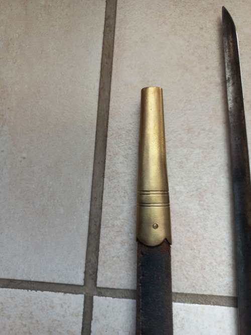 British T blade Musket socket bayonet