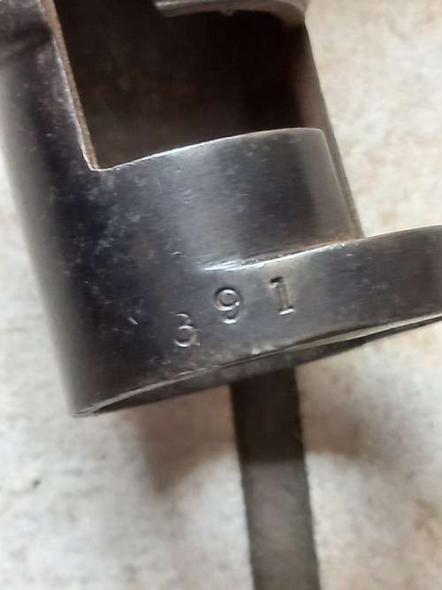 British T blade Musket socket bayonet