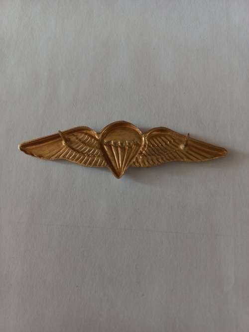 SADF SA Parachute Basic Paratrooper Wing GM and enamel all pins