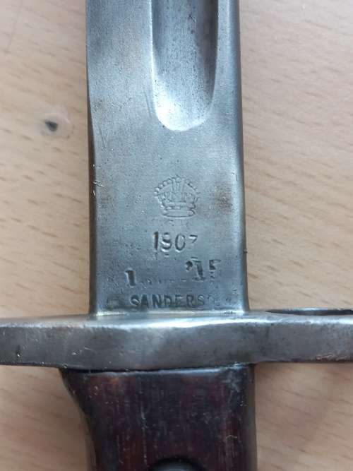 1907 Sanderson Lee Enfield Bayonet