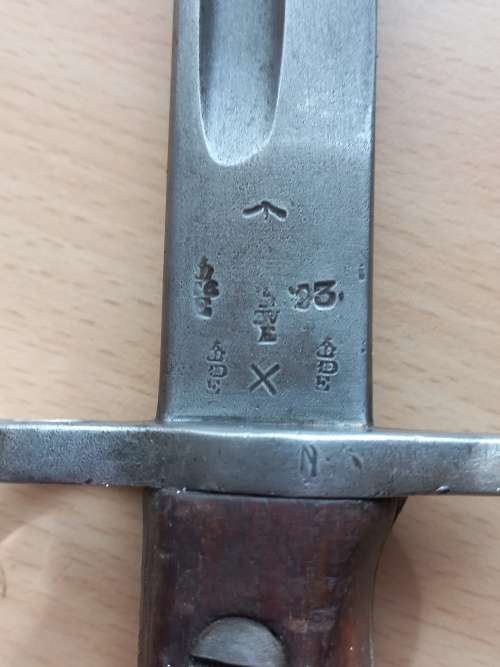 1907 Sanderson Lee Enfield Bayonet
