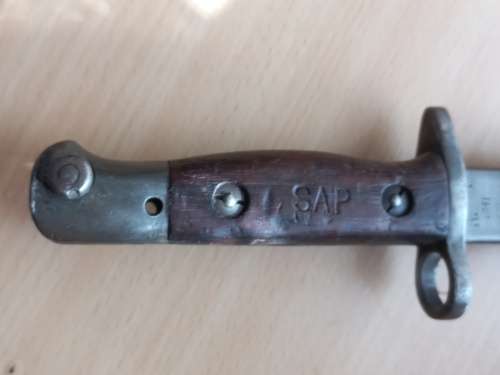 1907 Sanderson Lee Enfield Bayonet