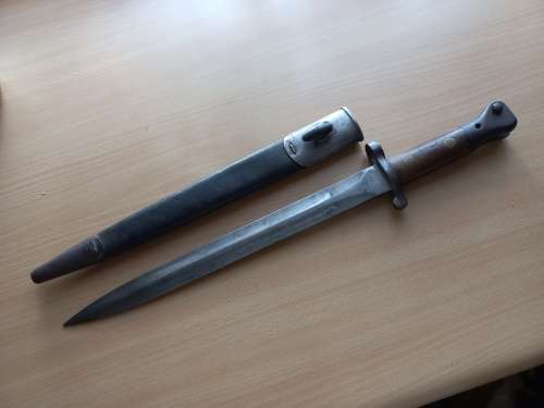 British Wilkinson Lee Metford 1888 Mark I Type 2 Bayonet - Boer war and WWI