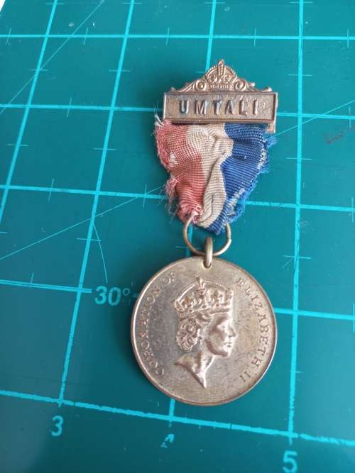 Queen Elizabeth II Coronation medal Umtali