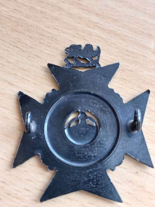 The Rhodesia Regiment Blackened cap badge UDI