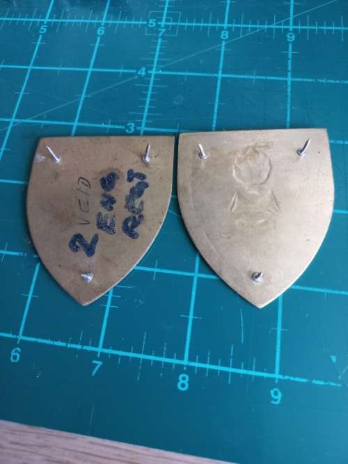SADF 2 Field Engineer Regiment Flashes pair all pins